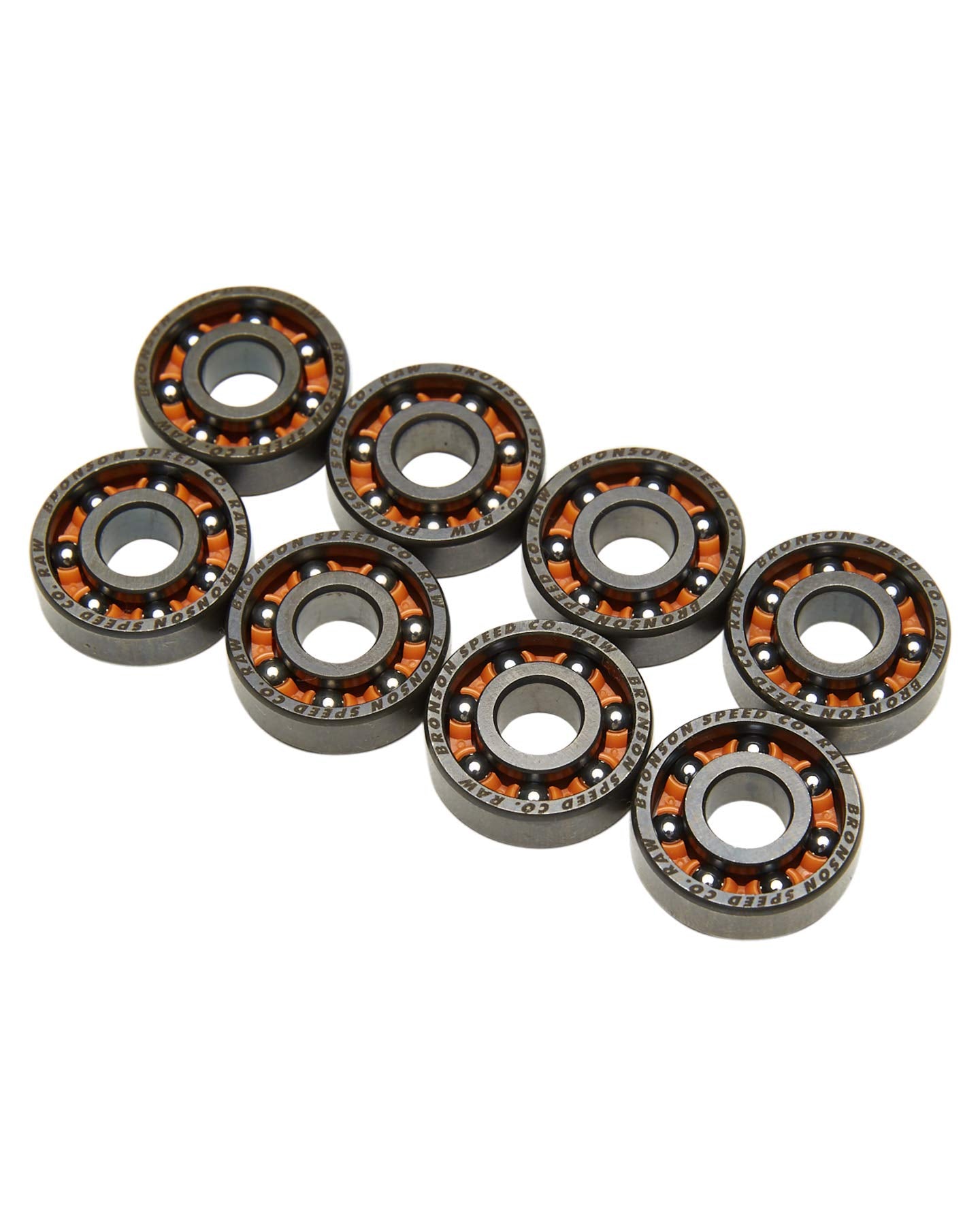 Bronson Speed Co. Raw Box/8 Skateboard Bearings - 1 Set