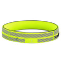 FlipBelt Classic Running Belt for Phone and Small Accessories, Exercise Waist Pouch for Women and Men, XS, Reflective Neon Yello