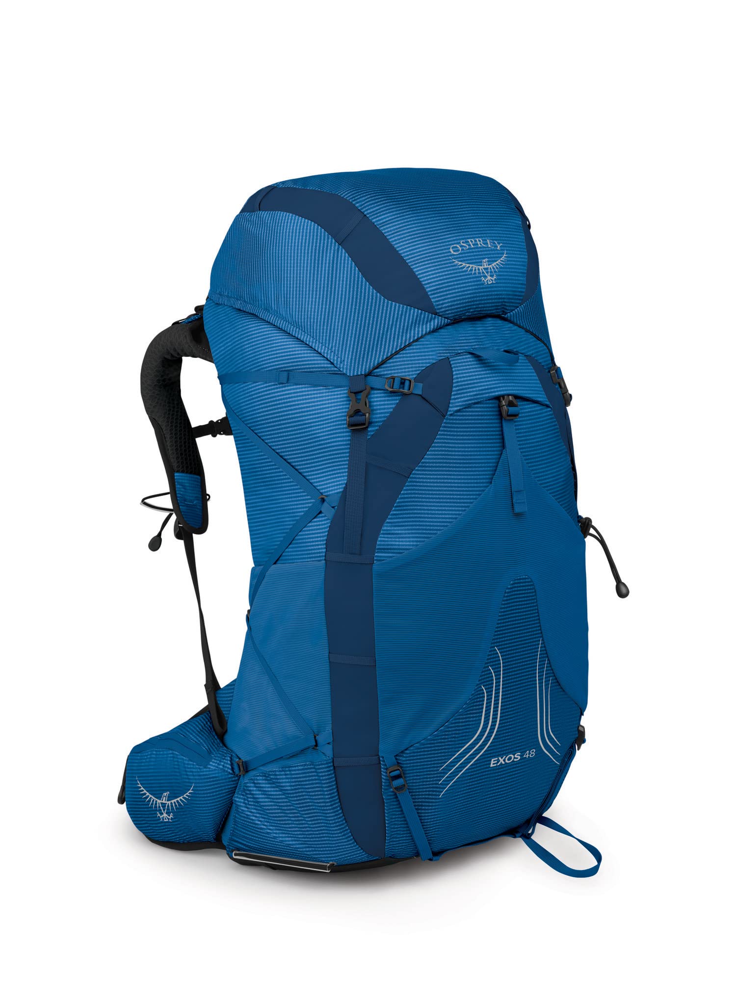 Osprey Exos 48L Mens Ultralight Backpacking Backpack, Blue Ribbon, L/XL