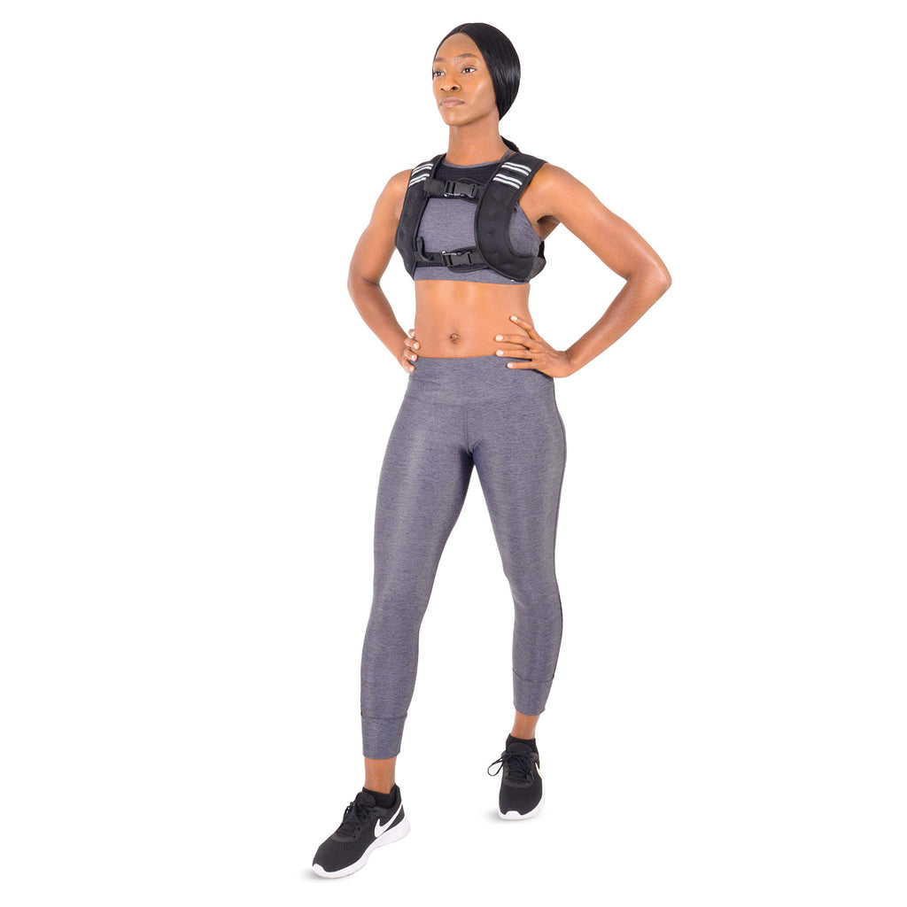 Prosourcefit Exercise Weighted Training Vest For Weight Lifting, Running, And Fitness Body Weight Workouts; Men & Women - 12Lb,