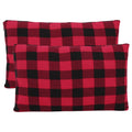 Redcamp Small Camping Pillow Lightweight And Compressible, 2Pcs Flannel Travel Pillow With Removable Pillow Cover