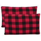 Redcamp Small Camping Pillow Lightweight And Compressible, 2Pcs Flannel Travel Pillow With Removable Pillow Cover