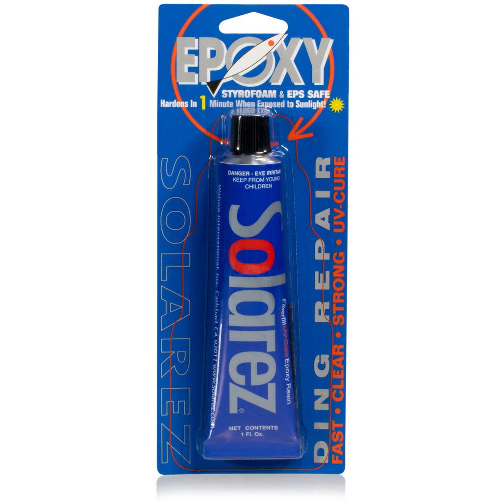 Solarez Uv Cure Epoxy Ding Repair Resin - Sup Paddle-Board & Surfboard Repair (1 Oz) Cures In 2-3 Mins! Non Yellowing, Eco-Frien