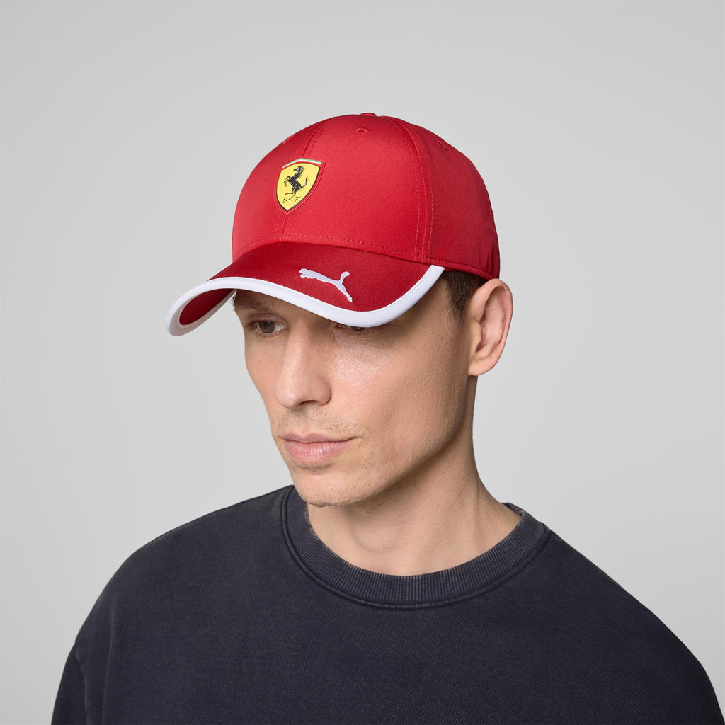 Puma Scuderia Ferrari F1 Classic Logo Hat - Red- One Size Fits Most