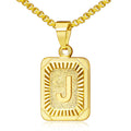 Jsjoy Gold Initial Necklace For Women Gold Pendant Initial Necklaces For Women Monogram Letter J Necklace Gold Women Initial Nec