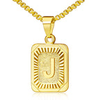 Jsjoy Gold Initial Necklace For Women Gold Pendant Initial Necklaces For Women Monogram Letter J Necklace Gold Women Initial Nec