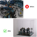 Evron Display Case For Collectibles Assemble Clear Acrylic Box Alternative Glass Case For Display Action Figures Home Storage  O