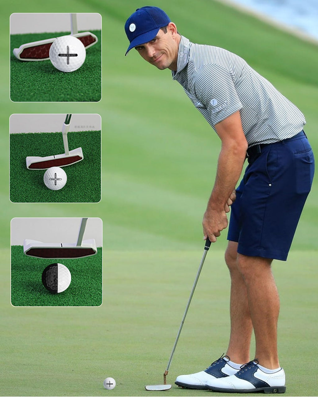 Caiton Putt Practice Balls-Improve The Accuracy Of Putts, Visualization Putting Aid, Golf Putting Score Reduction, Golf Putting