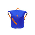 geckobrands Lightweight 30L Waterproof Backpack, Royal Blue/Orange - Watertight Backpack for Hiking and Water Activities