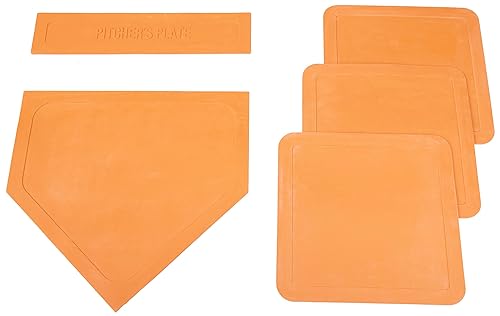 Orange Throw Down Bases (5 Piece)