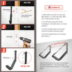 Aa Products Kayak Storage Wall Mount Racks For Canoe Kayak Paddle Boards Wall Hanging Hooks, Set Of 2