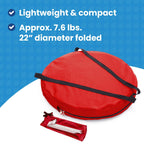 Weatherpod Large 1-Person Pod - Pop-Up Weather Pod, Protection From Cold, Wind And Rain - Red