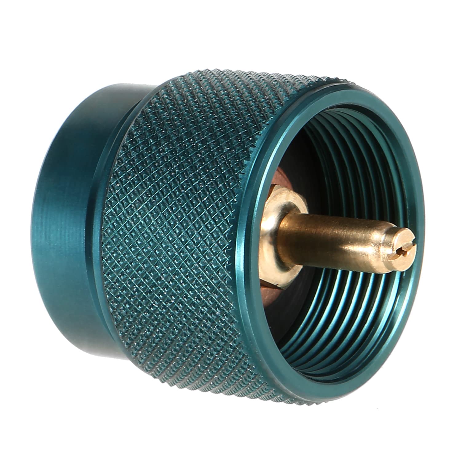 Lixada Camping Stove Adapter 1L Outdoor Propane Small Tank Input En417 Lindal Valve Output