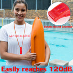 Hipat Emergency Whistle, Super Loud Floating Whistle With Lanyard, Ideal For Boating, Swimming, Kayaking, Water Survival, Hiking