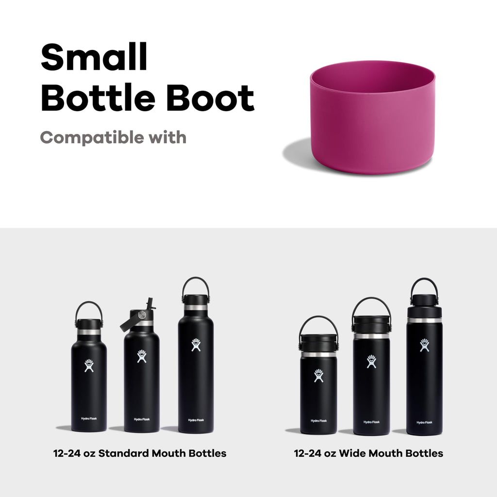 Hydro Flask Bottle Boot - Bottom Protector Sleeve -Silicone Water Bottle Accessory Small Nectar Orange