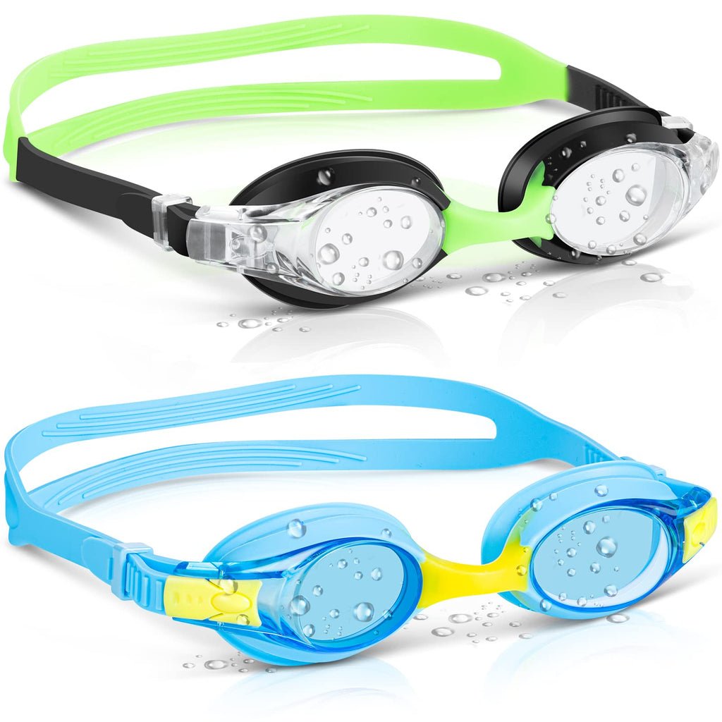 Portzon Unisex-Kids Swim Goggles,Anti Fog Goggles For Kids No Leaking Clear Vision Water Pool Swimming Goggles
