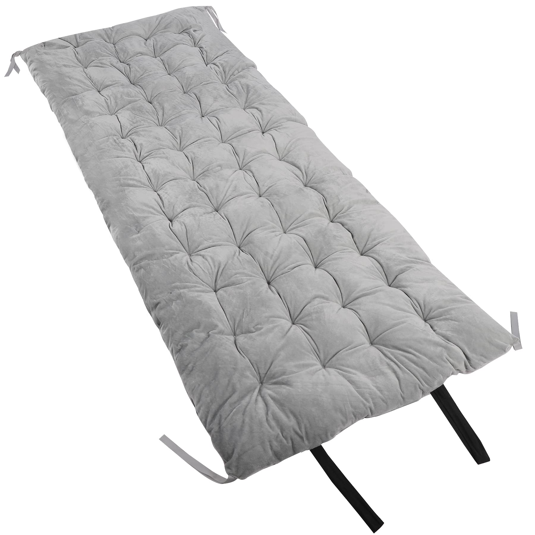 Redcamp Cot Pads For Camping, Thicker Soft Comfortable Cotton Sleeping Cot Mattress Pad 75''X29'', Grey