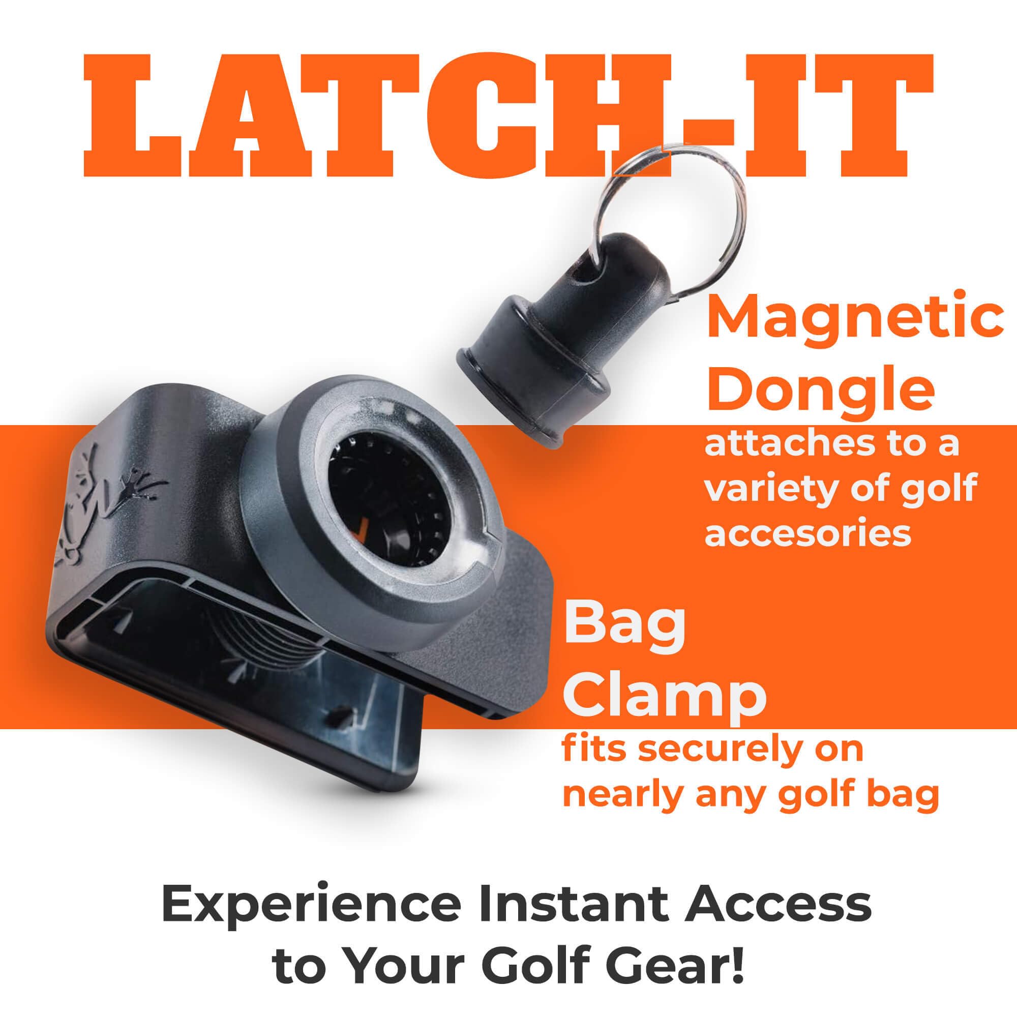 Frogger Golf Bag Latch-It Accessory Attachment System