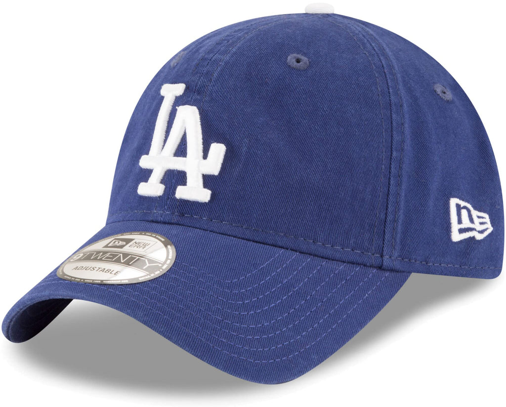 New Era Mlb Core Classic 9Twenty Adjustable Hat Cap One Size Fits All (Los Angeles Dodgers Blue)