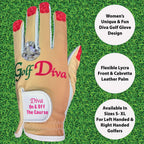Giggle Golf Women 'S Golf Glove (X-Large, Worn On Right Hand, Golf Diva)