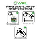 Wpl Absolute Bicycle Grease 113G - All-Purpose Bike Grease And Lube For Pedals, Forks, Chains, And Wheel Bearings