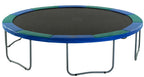 Machrus Upper Bounce Trampoline Replacement Safety Pad 6Ft - 16Ft Round-Trampoline Spring Cover Pvc Trampoline Skirt (Blue/Green