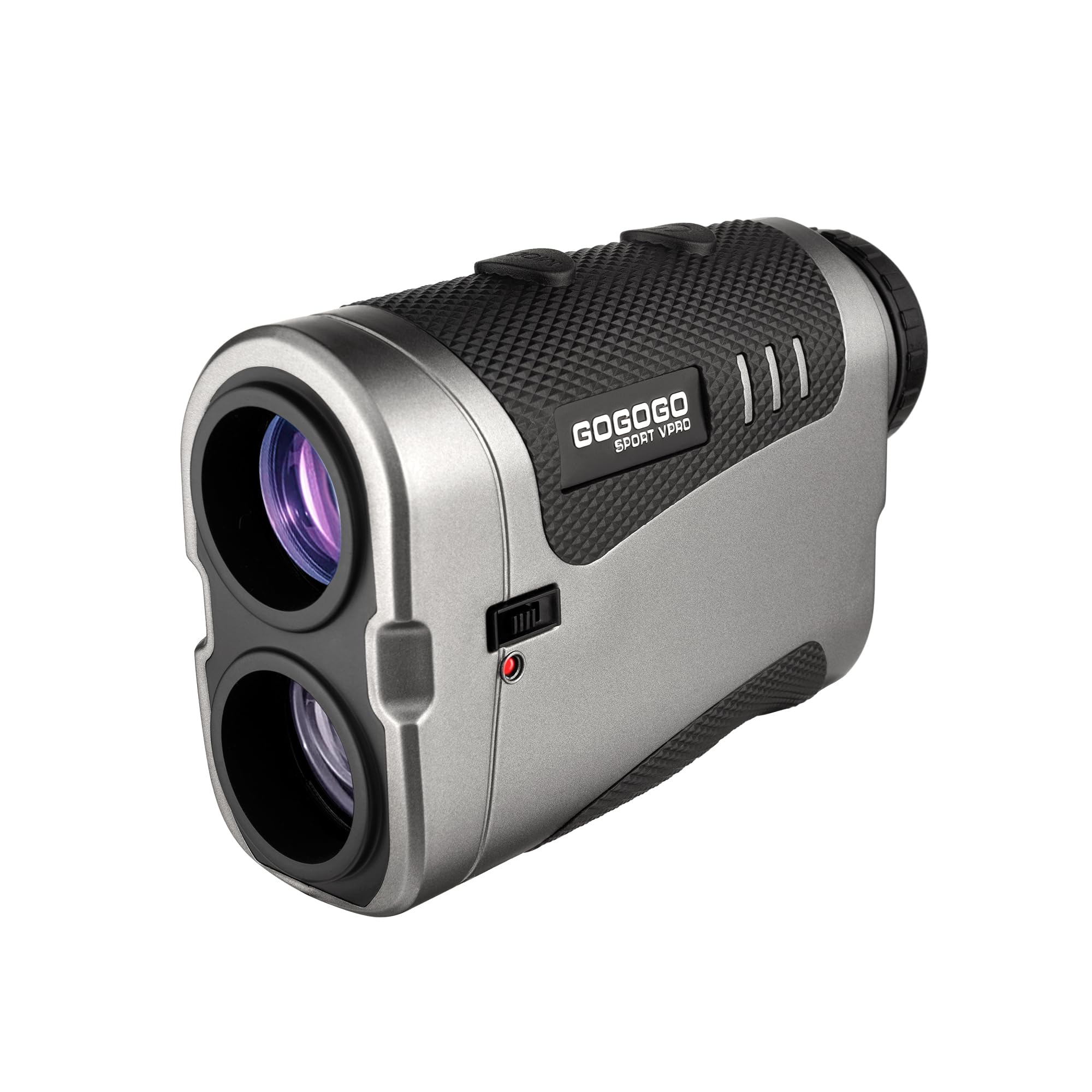 Gogogo Sport Vpro VRP Golf Rangefinder with Slope Switch, 1500/2500 yd, 7X Magnification, Magnet Stripe, ?0.3yd Accuracy, Rechar