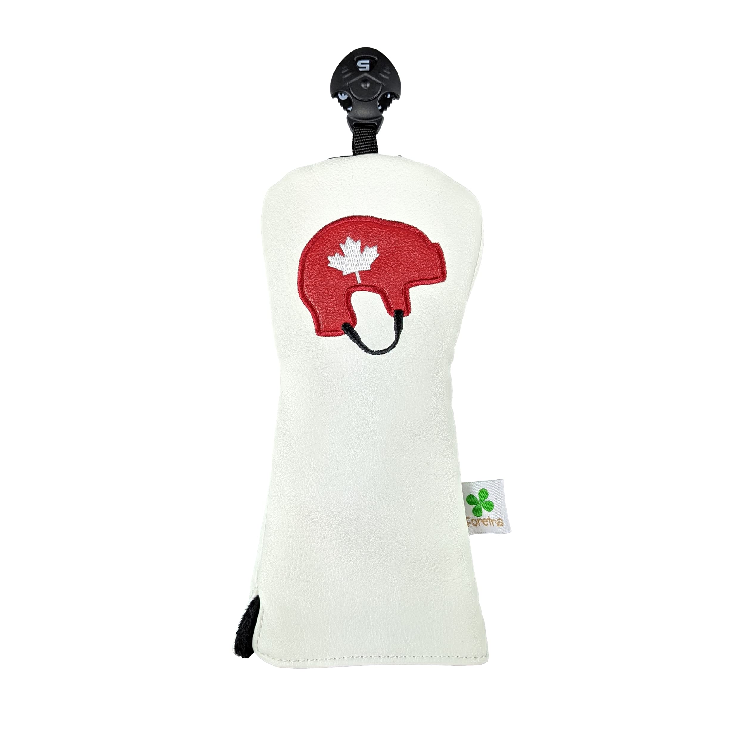 Foretra - Limited Edition Hockey Helmet Canada Hybrid Headcover - Tour Quality Golf Club Cover - Style And Customize Your Golf B