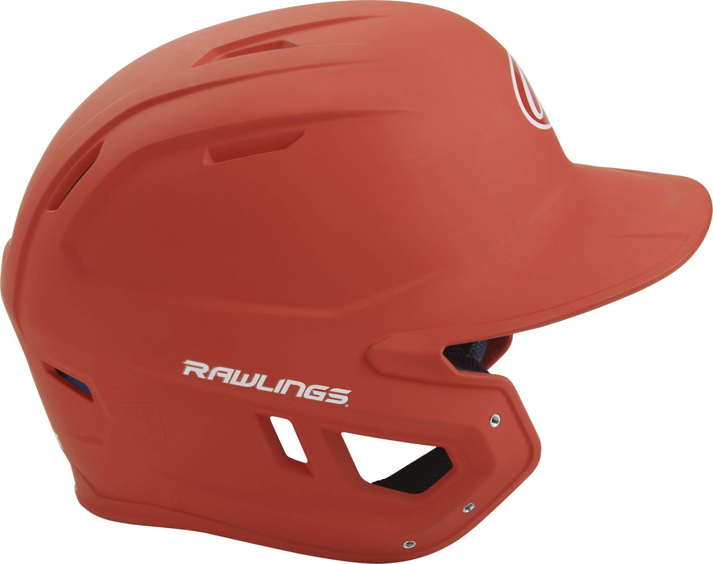 Rawlings | Mach Batting Helmet | Matte Orange | Senior (6 7/8'' - 7 5/8'')