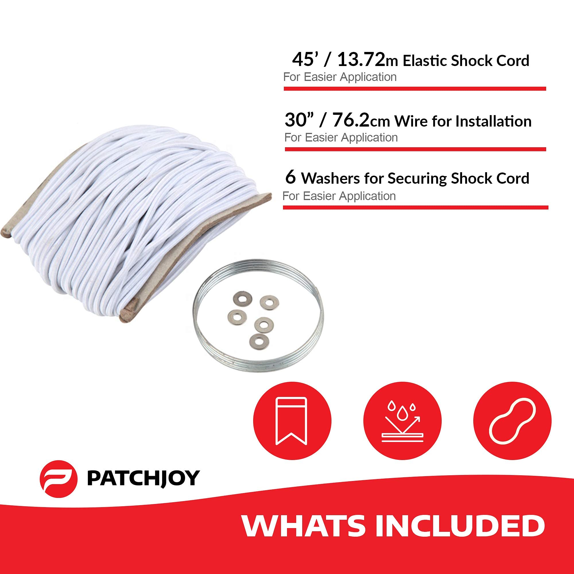 Patchjoy Tent Pole Shock Chord  Tent Pole Repair Kit  Tent Shock Chord Replacement