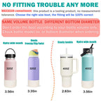Wk Ieason Diomond Protective Silicone Sleeve Boot For 20-40Oz Stanley Tumbler And Compatible With 12Oz-24Oz Hydro Flask Wide Mou