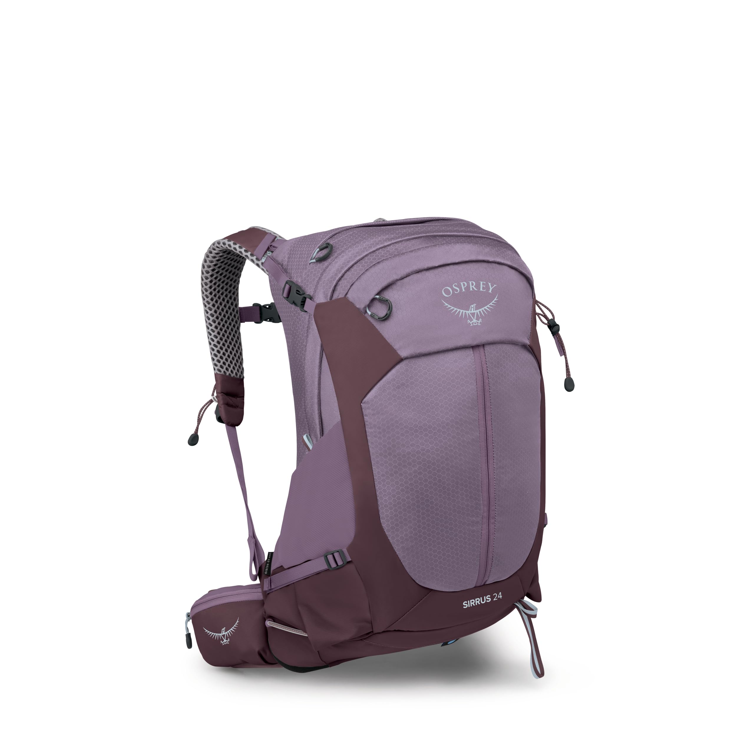 Osprey Sirrus 24L Womens Hiking Backpack - Adjustable Daypack with Waterproof Raincover & Bottle Pockets, Purple Dusk