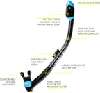 Cressi Supernova Dry, Black/Blue