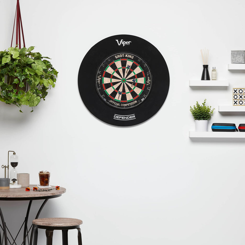 Viper By Gld Products Defender Dartboard Surround Wall Protector , Black