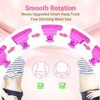 Ourstarry 32 Knots Weighted Hoola Circle Fit Workout Hoop Plus Size, Infinity Hula Fitness Massage For Women, Smart Waist Exerci
