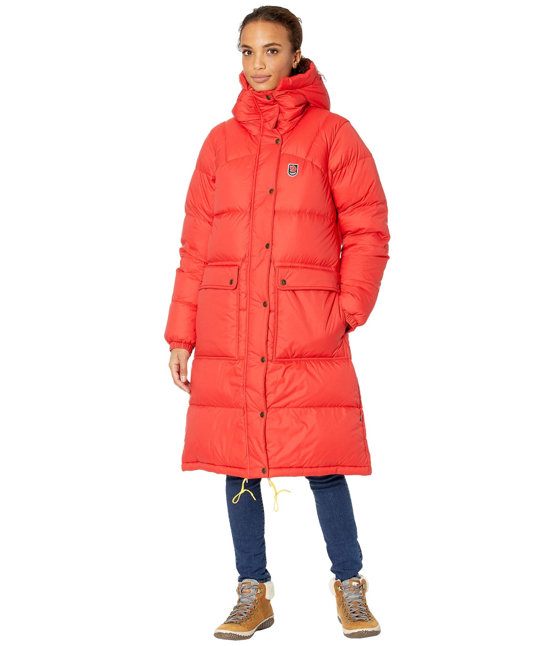 Fjllrven Expedition Long Down Parka True Red SM