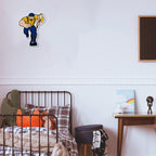 Rico Industries Ncaa Northern Arizona Lumberjacks Mascot Shape Cut Pennant - Home And Living Room D  Cor - Soft Felt Ez To Hang,