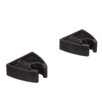 Attwood 7571L7 Pole Light Storage Clip, Holds -Inch-Diameter Poles, 2 Inches L X 1  Inches H, Black Plastic