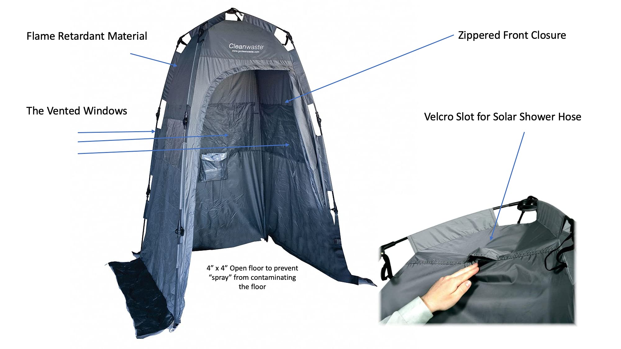 Cleanwaste Go Anywhere Privacy Shelter