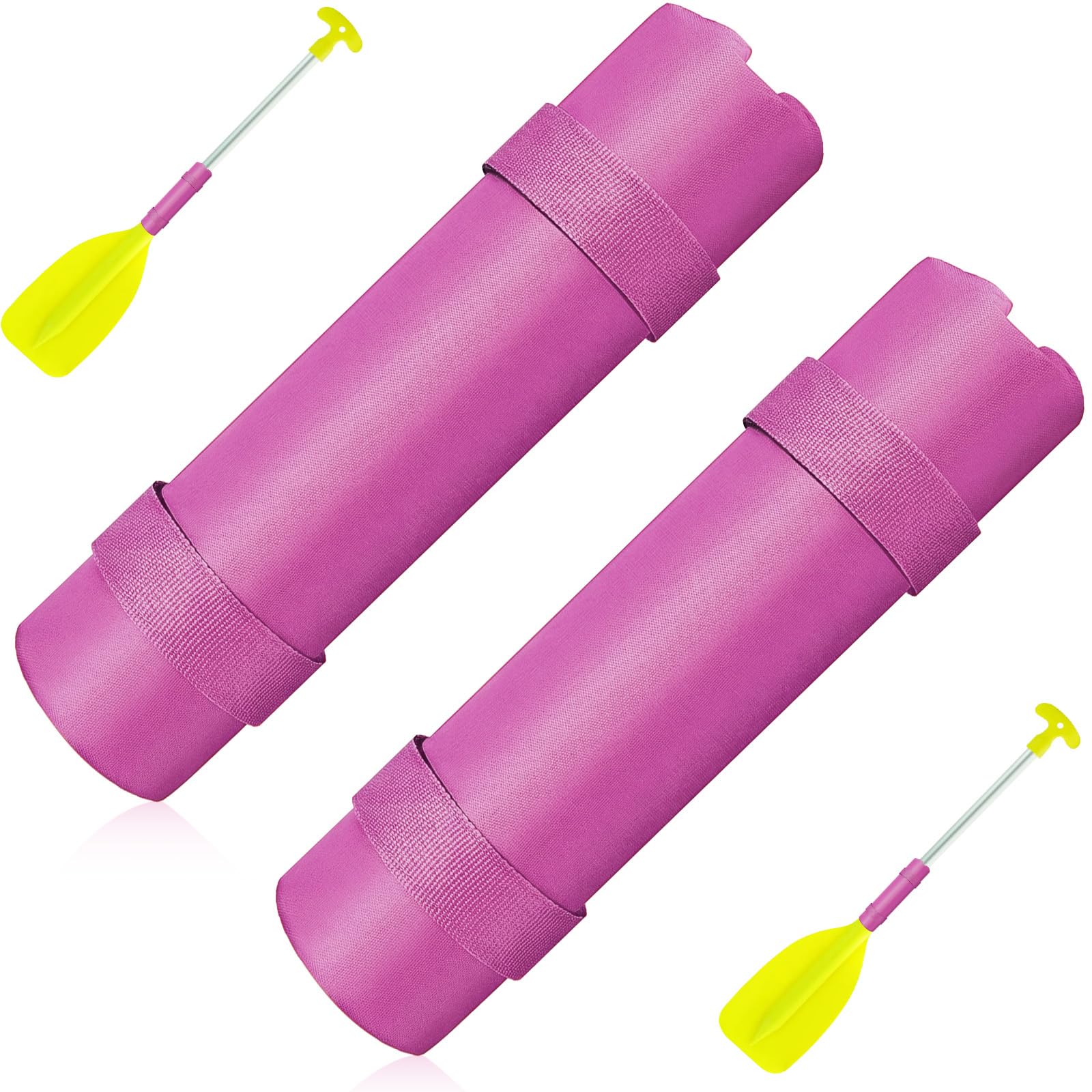 Deekin 4 Pack 2/4 Pack Paddle Float for Flotation Kayak Canoe Surf Paddleboarding Gifts - Prevent Paddle Sinking in Water (Pink)
