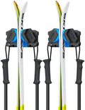 Skifavs Ski & Snowboard Wall Rack, Ski Wall Mount & Ski Rack Wall Mount for Garage Space-Saving, Winter Gear Organizer, Fits Any