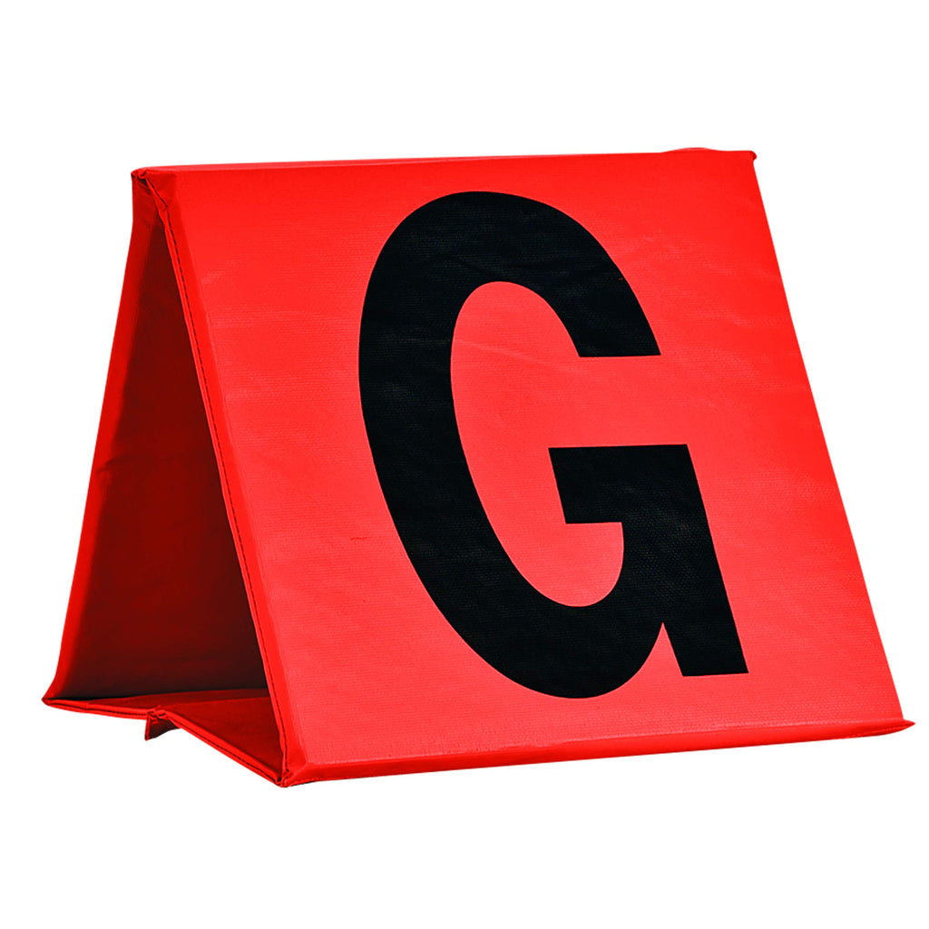 Champro Non-Weighted Football Yard Markers - 13'' X 13'', Colors May Vary