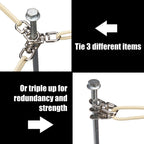 Ground Anchors Screw In - 24'' Set Of 2 With Drill Bit - Earth Anchors - Ground Stakes Heavy Duty - Mobile Home Anchors - Shed A