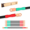 10L0L Golf Cart Battery Cables, Fits Ezgo Txt 1994-Up For 36 & 48 Volt Golf Cart Batteries Cables Kit With 4-Gauge(5Pcs)