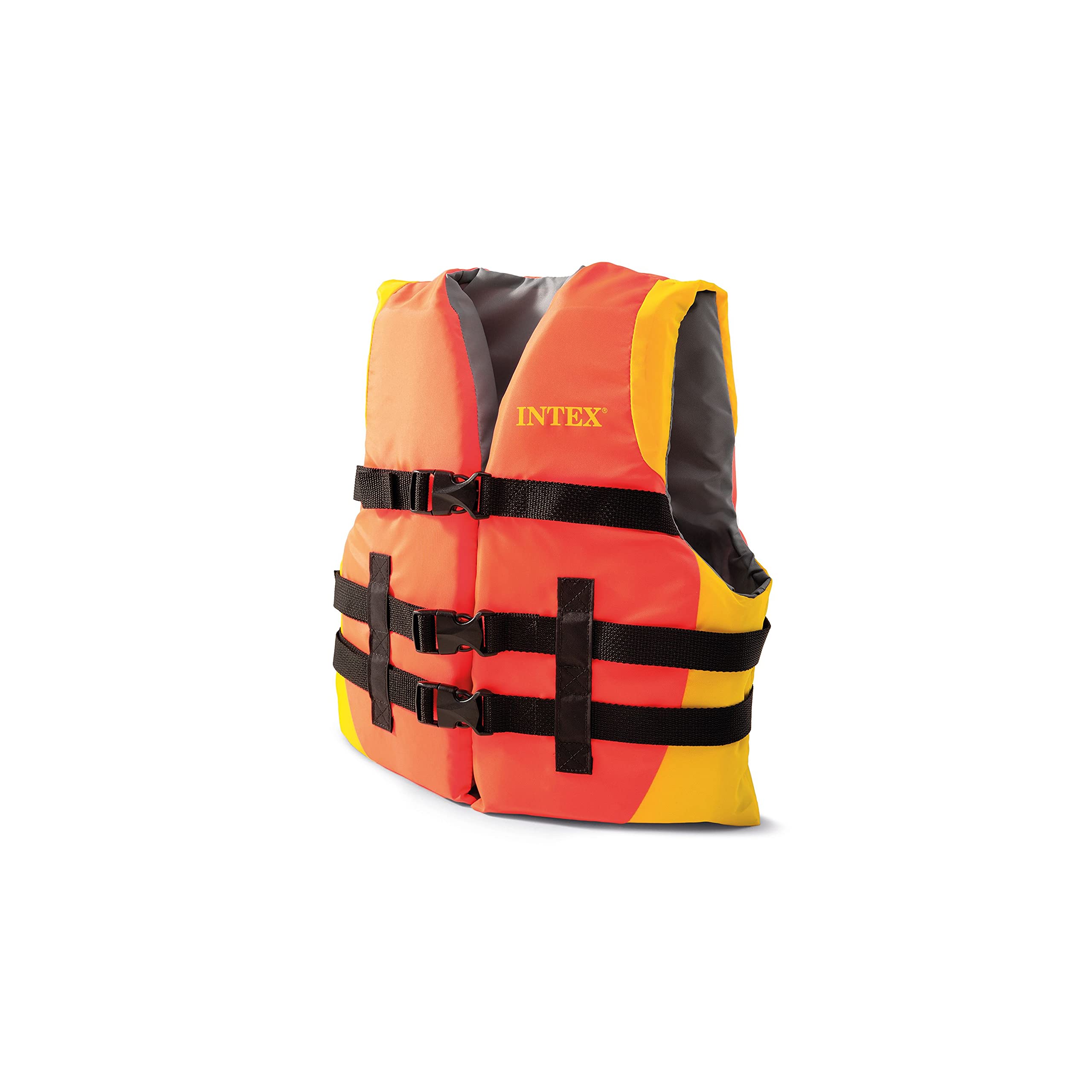 Intex Youth Life Vest, Uscg Approved, For Youth Weighing 50-90Lbs, Orange (69680Ep)