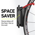 Vibrelli Swivel Bike Wall Mount - Vertical Bike Rack Garage - Bike Hangers For Garage - Bike Storage Garage - Bike Hanger For Mt