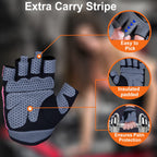 Wfx Weight Lifting Gloves For Men Women Gym Gloves With Wrist Wrap Support For Workout Exercise Fitness Training , Hanging, Pull