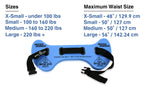 Water Gear Runner Floatation Belt - Water Exercise Equipment - Designed To Fit Your Body Type - Great For Aquatic Workouts (Larg