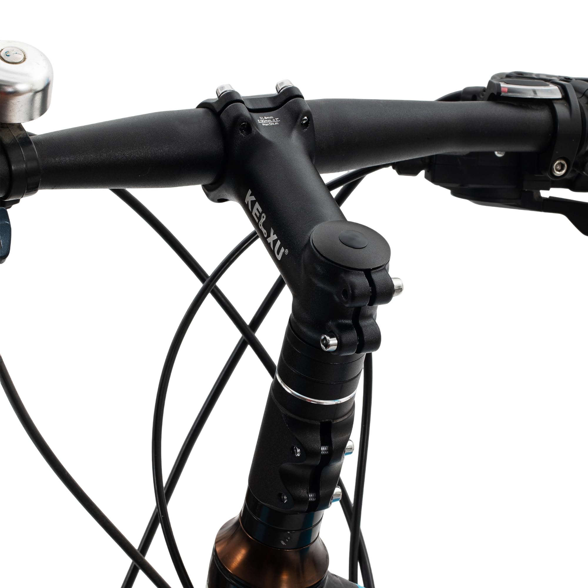 Kelxu Bike Stem Riser, Aluminum Alloy 28.6Mm Fork Stem Bike Handlebar Extender For Mtb/Road Bike/Bmx With High-Strength Bolts (H