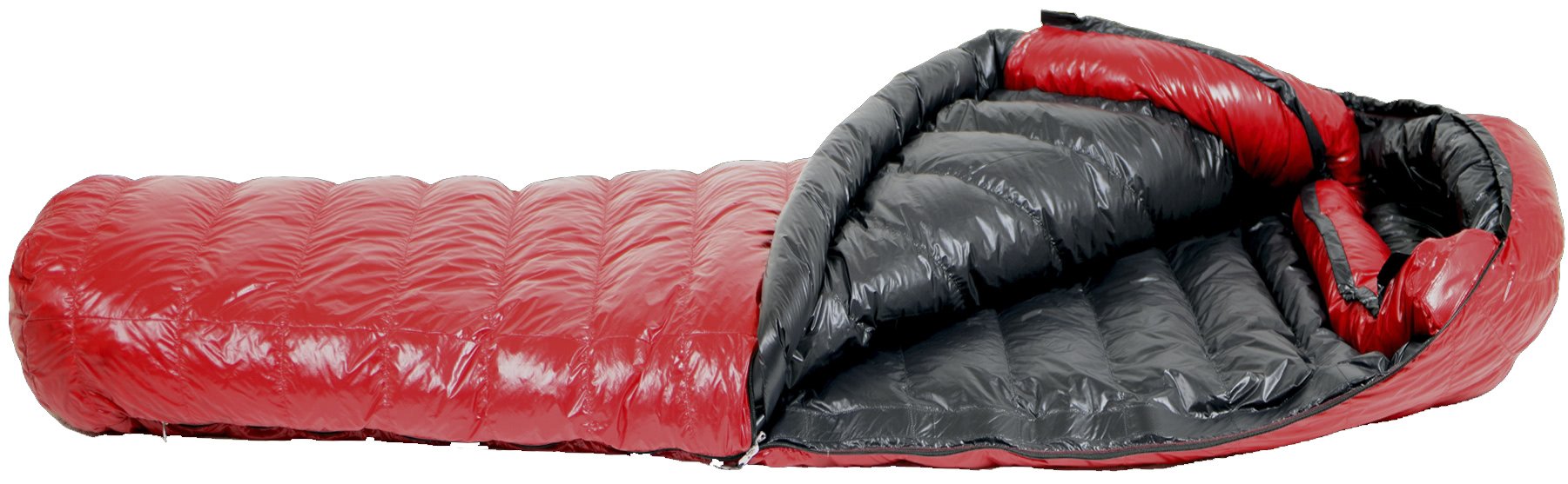 Western Mountaineering Alpinlite Sleeping Bag: 20F Down Cranberry, 6Ft/Right Zip